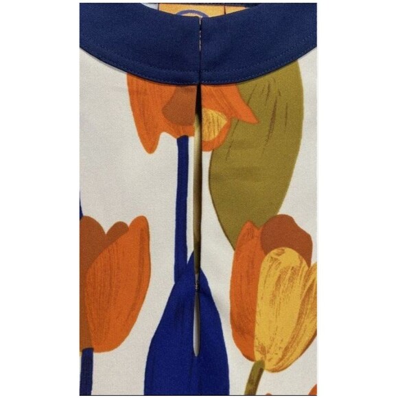 TORY BURCH Tulip Print Atley Dress Size S EUC - Picture 7 of 7